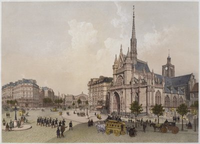 Church of St. Laurent, Paris, illustration from 